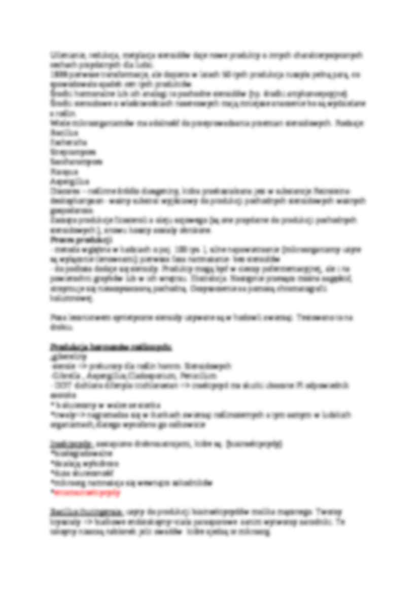 Wykład - fermentacja galusowa, penicilina, związki steroidowe, hormony roślinne - strona 3