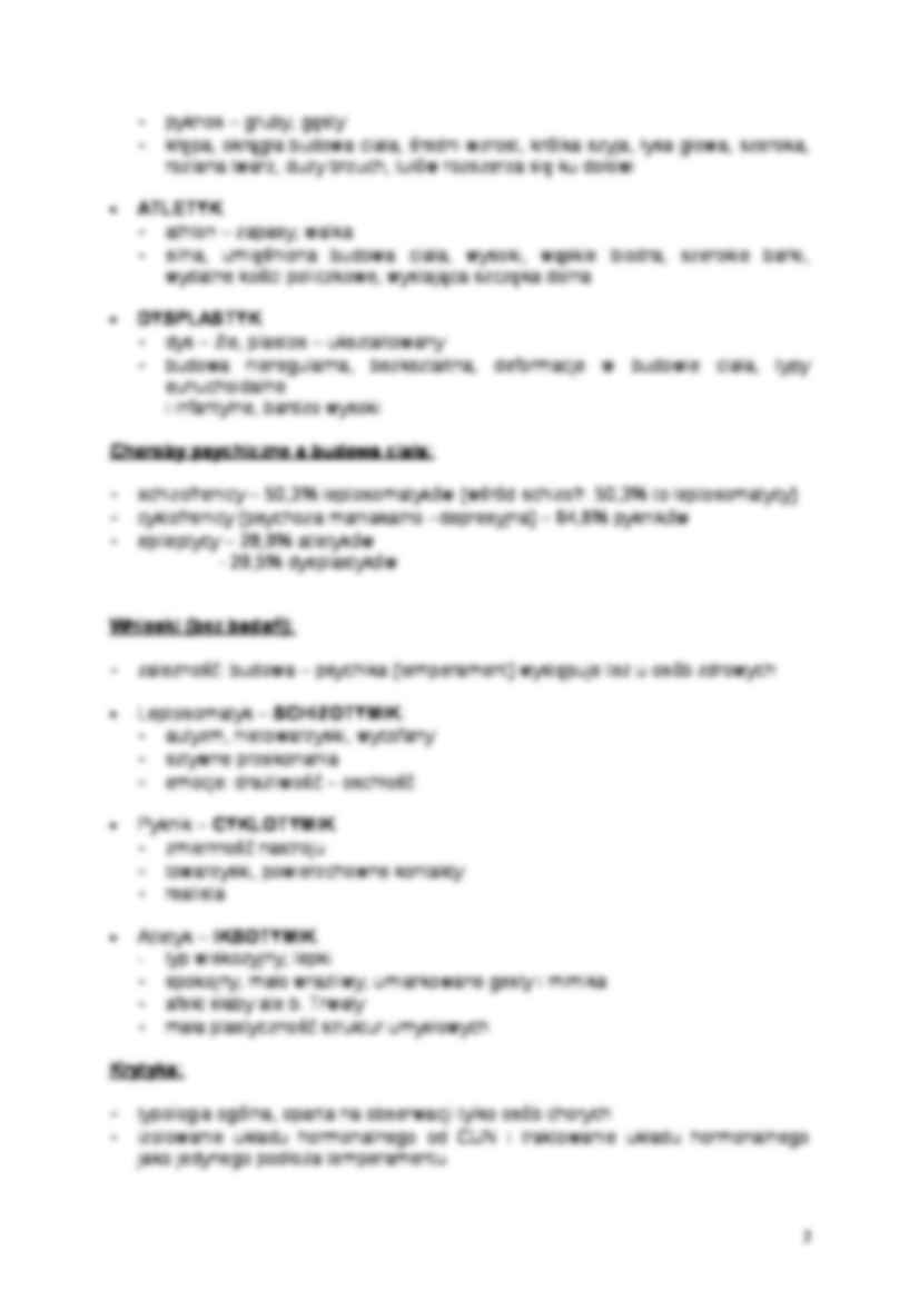 Konstytucjonalne teorie temperamentu-opracowanie - strona 2