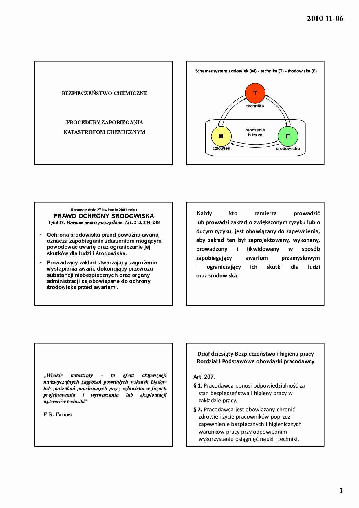 Bezpieczeństwo procesów - omówienie  - strona 1