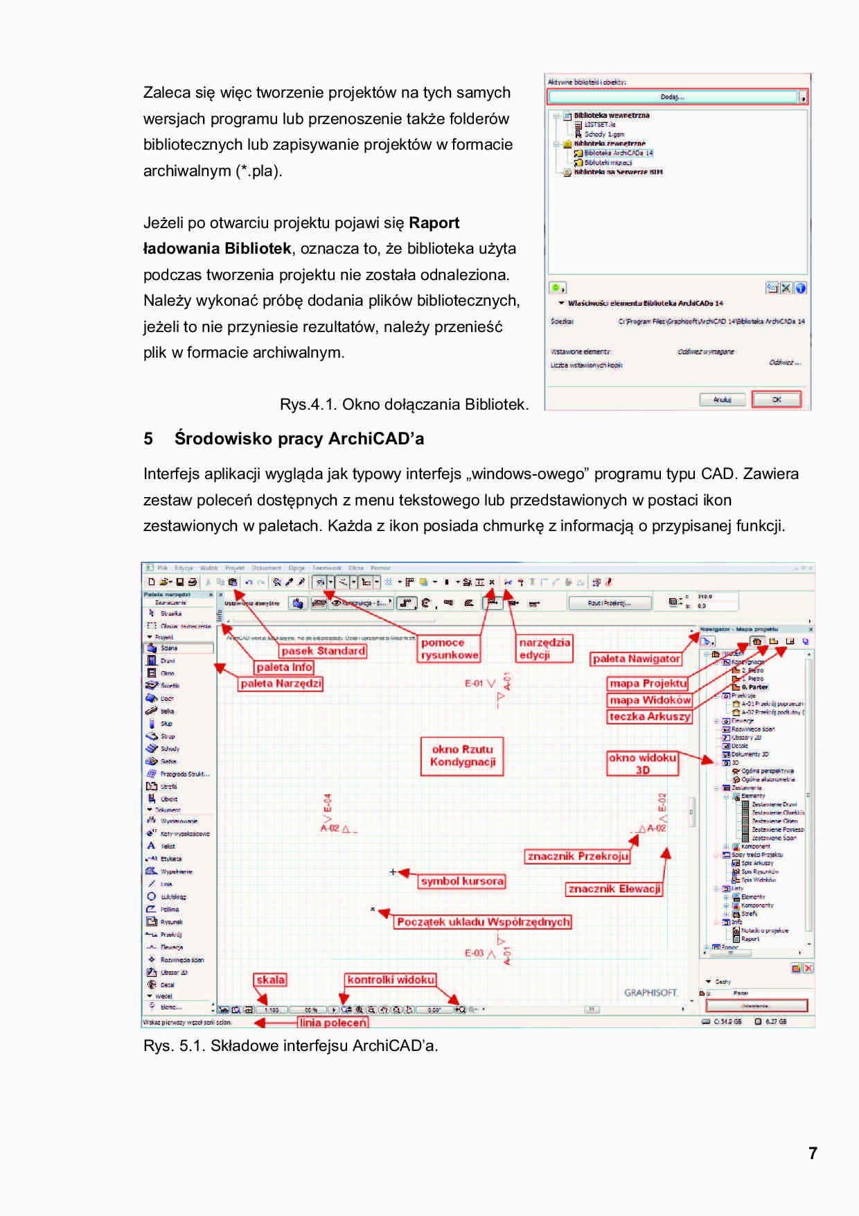 MODELOWANIE ARCHICAD - środowisko pracy ArchiCAD'a - strona 1