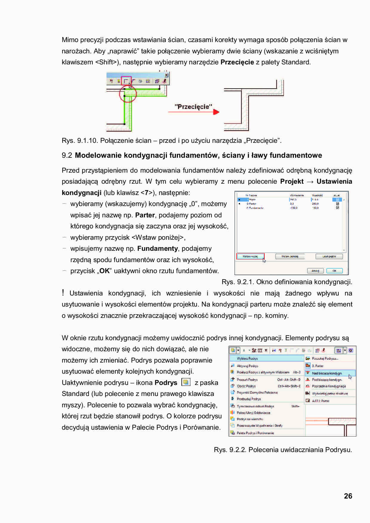 MODELOWANIE ARCHICAD - Modelowanie kondygnacji fundamentów, ściany i ławy fundamentowe - strona 1