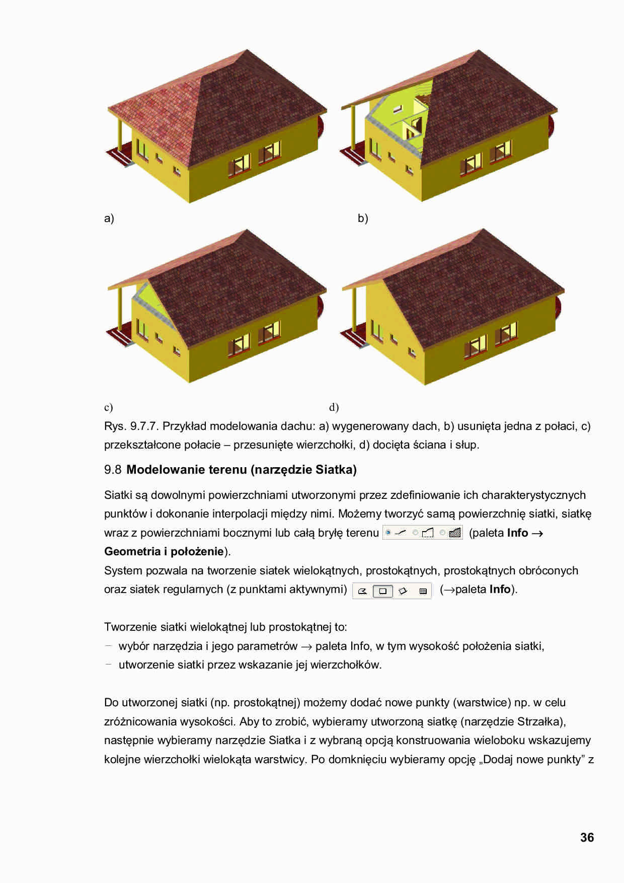MODELOWANIE ARCHICAD - Modelowanie terenu (narzędzie Siatka) - strona 1