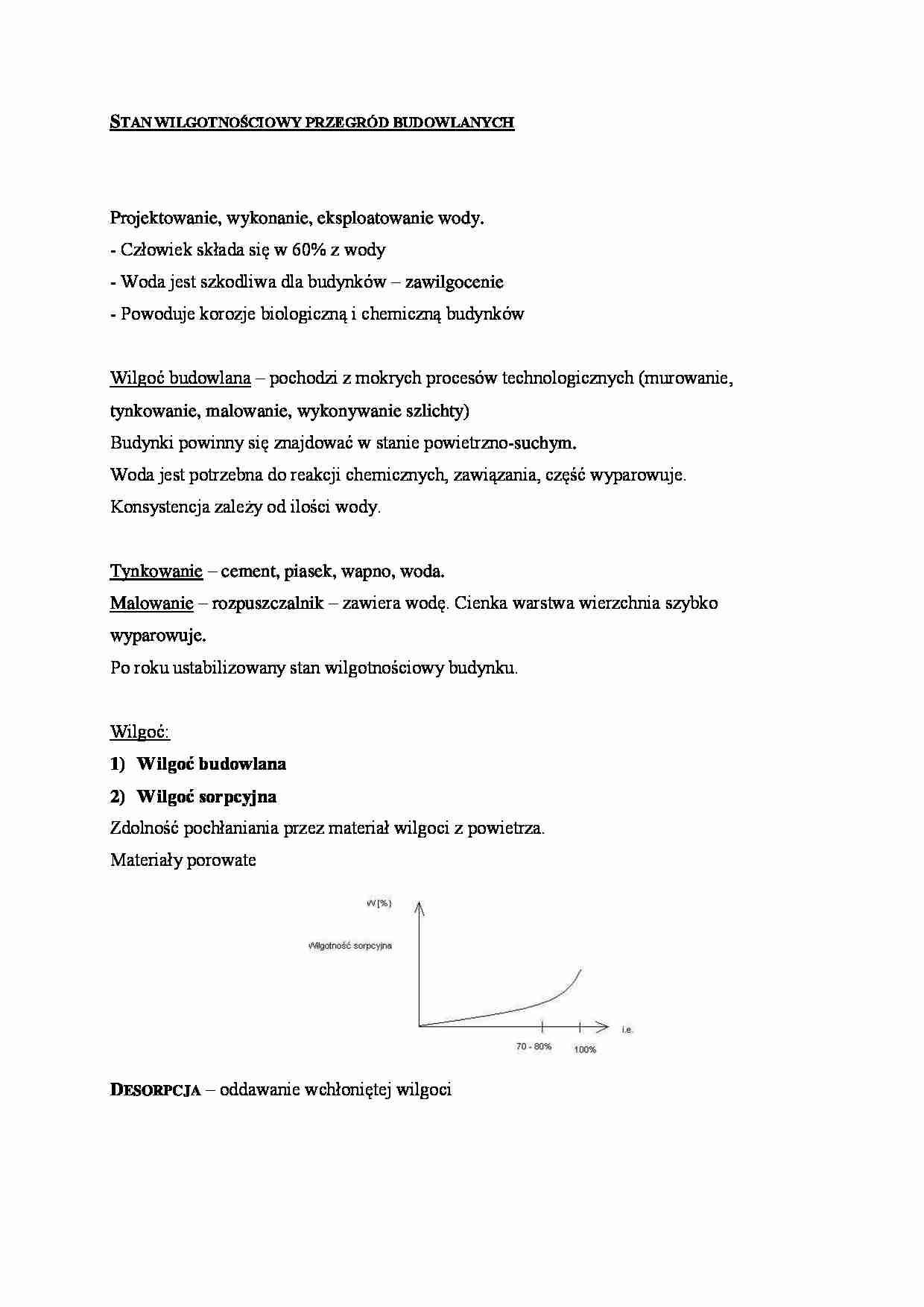 Stan wilgotnościowy przegród budowlanych - strona 1