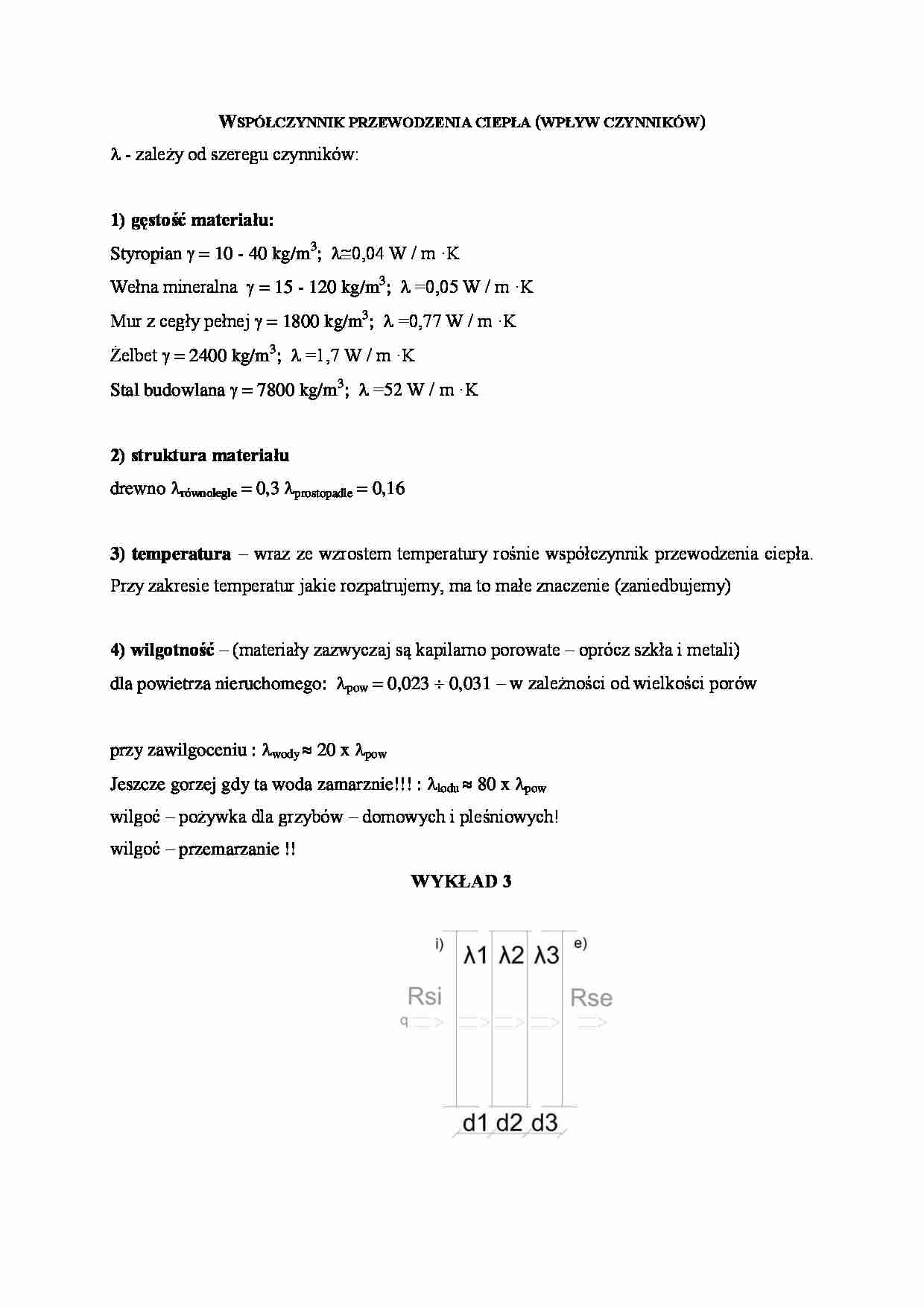 Współczynnik przewodzenia ciepła - strona 1