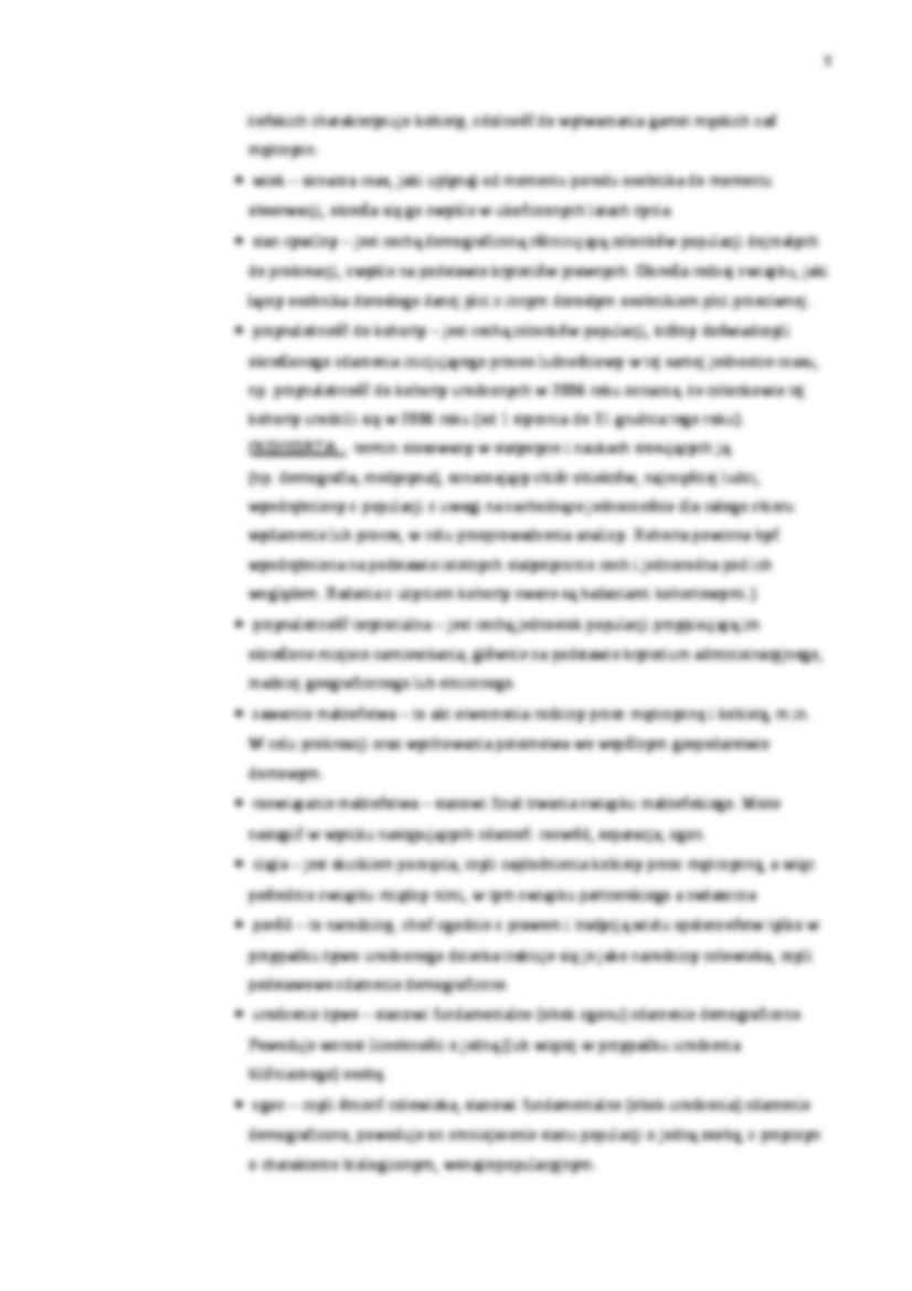 Cele i wyniki demografii - strona 2