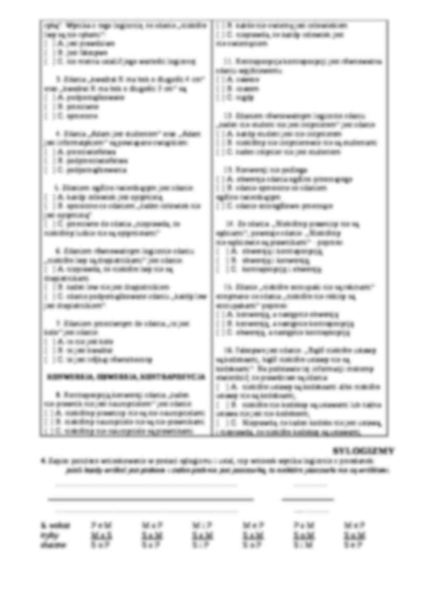 Logika Praca domowa nr 6 - strona 2