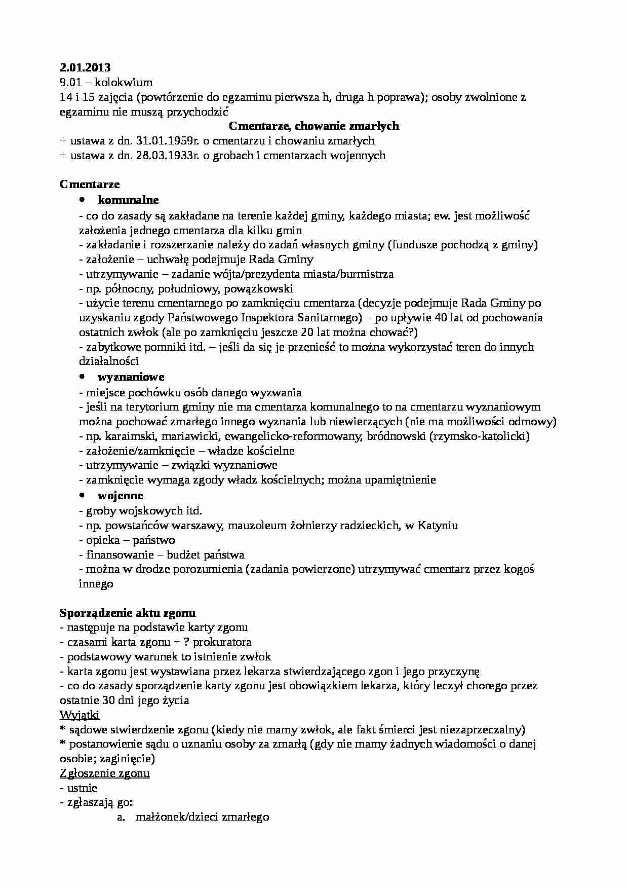 Prawo administracyjne - ćwiczenia 02.01 - strona 1