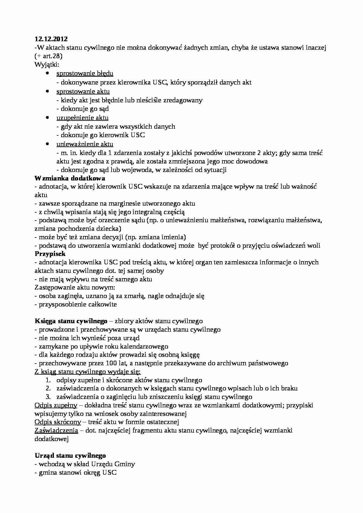 Prawo administracyjne - ćwiczenia 12.12 - strona 1