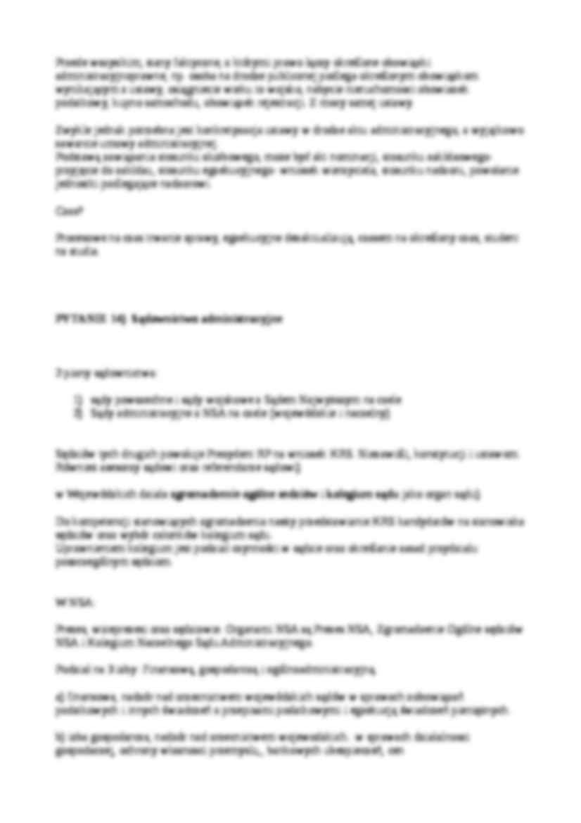  Prawo administracyjne -   Egzamin 1 - strona 3