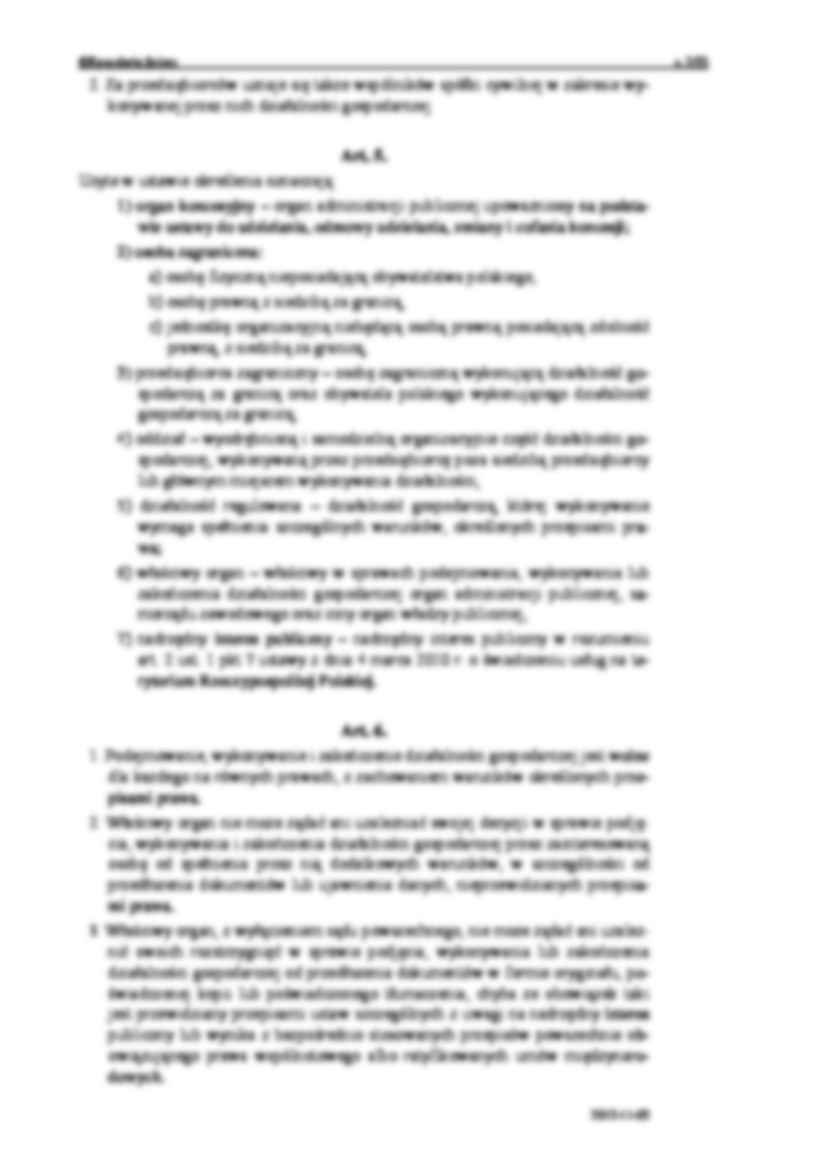 Ustawa o swobodzie działalności gospodarczej - omówienie  - strona 2