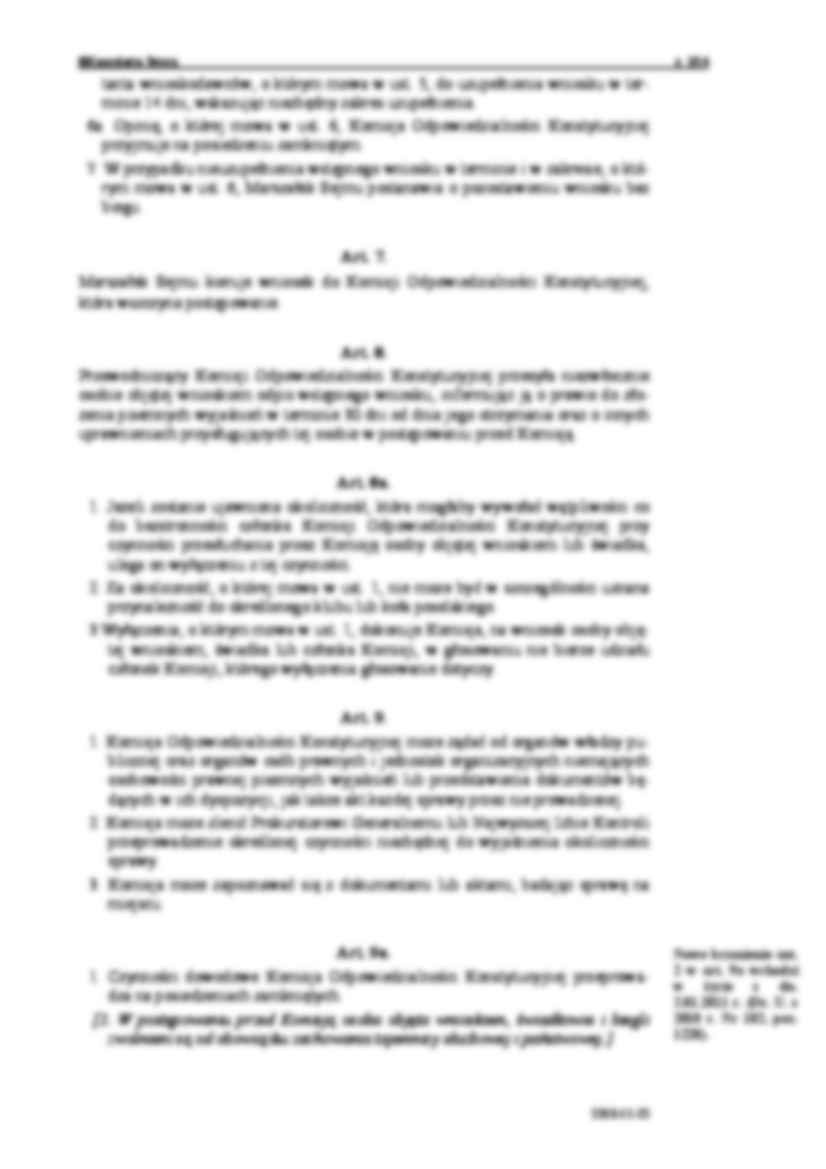 Ustawa o Trybunale Stanu  - strona 3