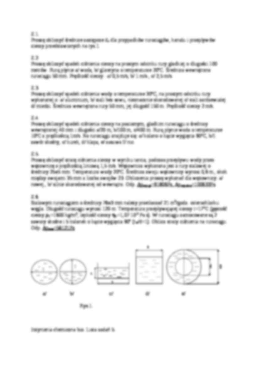 Inżynieria chemiczna- lista zadań - strona 3