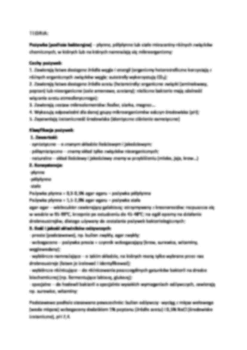 Podłoża mikrobiologiczne, technika posiewów- laboratorium 2 - strona 3