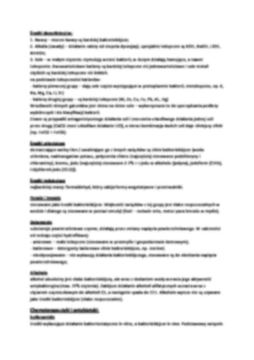 Wpływ czynników chemicznych na drobnoustroje- laboratorium 11 - strona 3