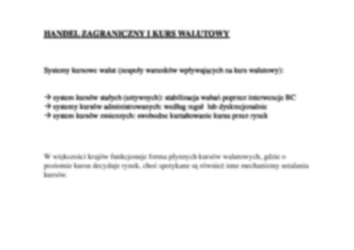 makroekonomia - Handel zagraniczny i kurs walutowy - strona 3