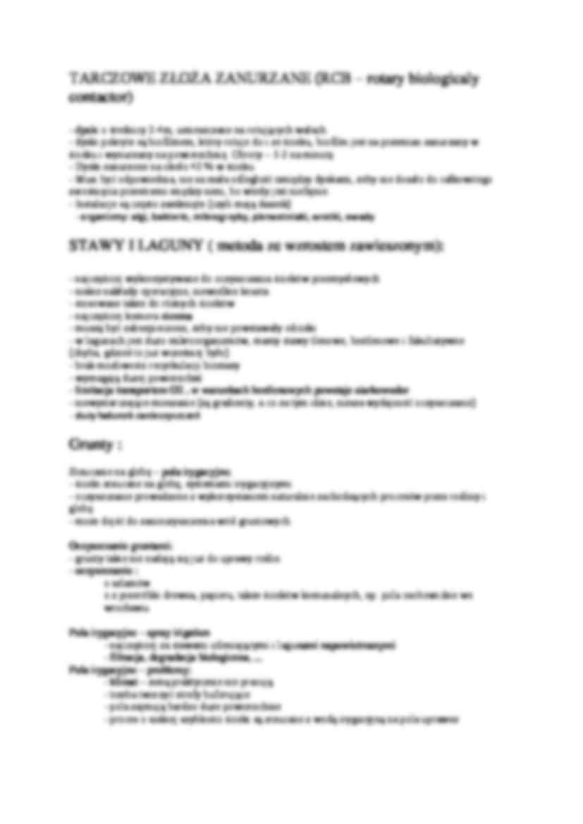 Metody oczyszczania ze stałym złożem- opracowanie - strona 3