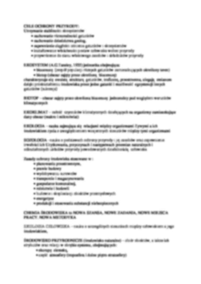 Ochrona środowiska podstawowe- pojęcia - strona 2