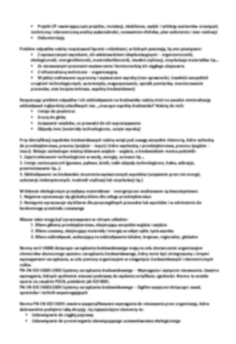 Zarządzanie środowiskiem ISO serii 14000- opracowanie - strona 3