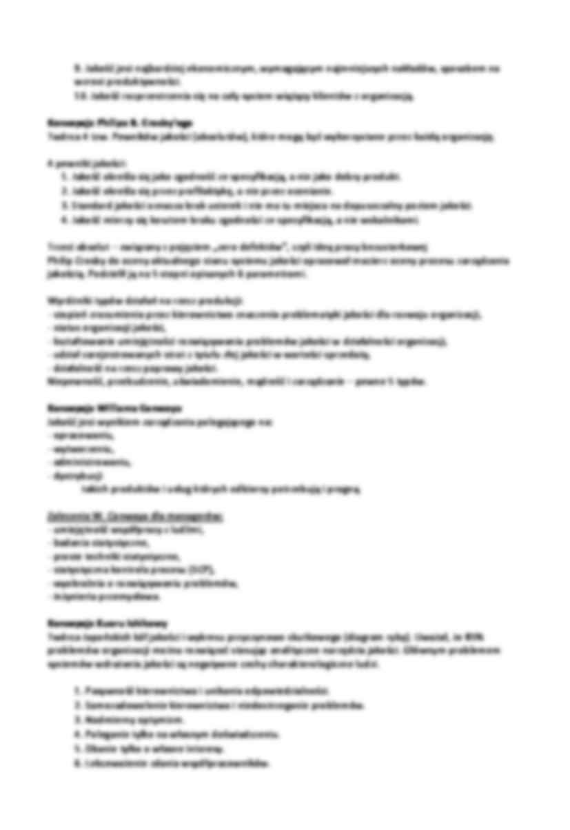 Zarządzanie przez jakość TQM- opracowanie - strona 2