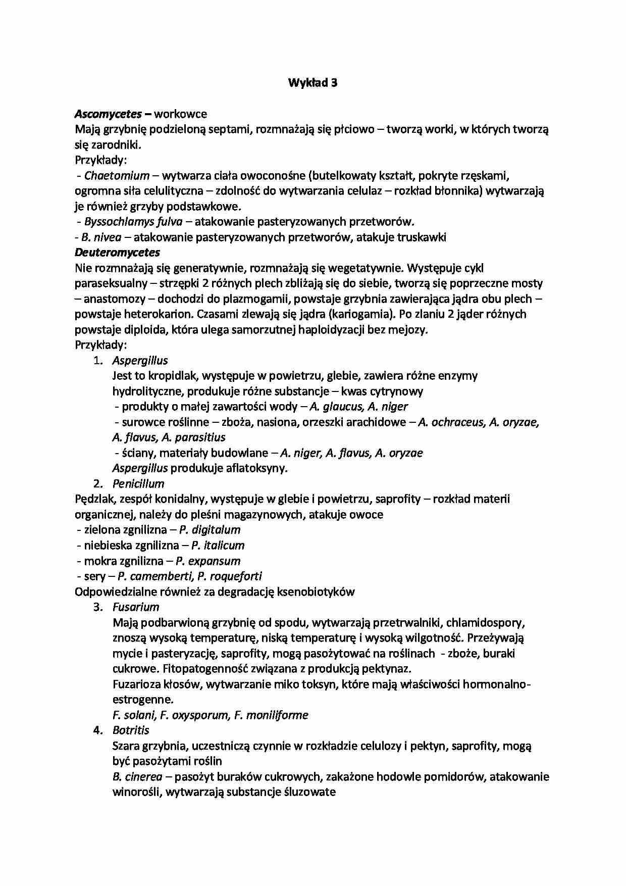 Mikrobiologia przemysłowa- workowce - strona 1