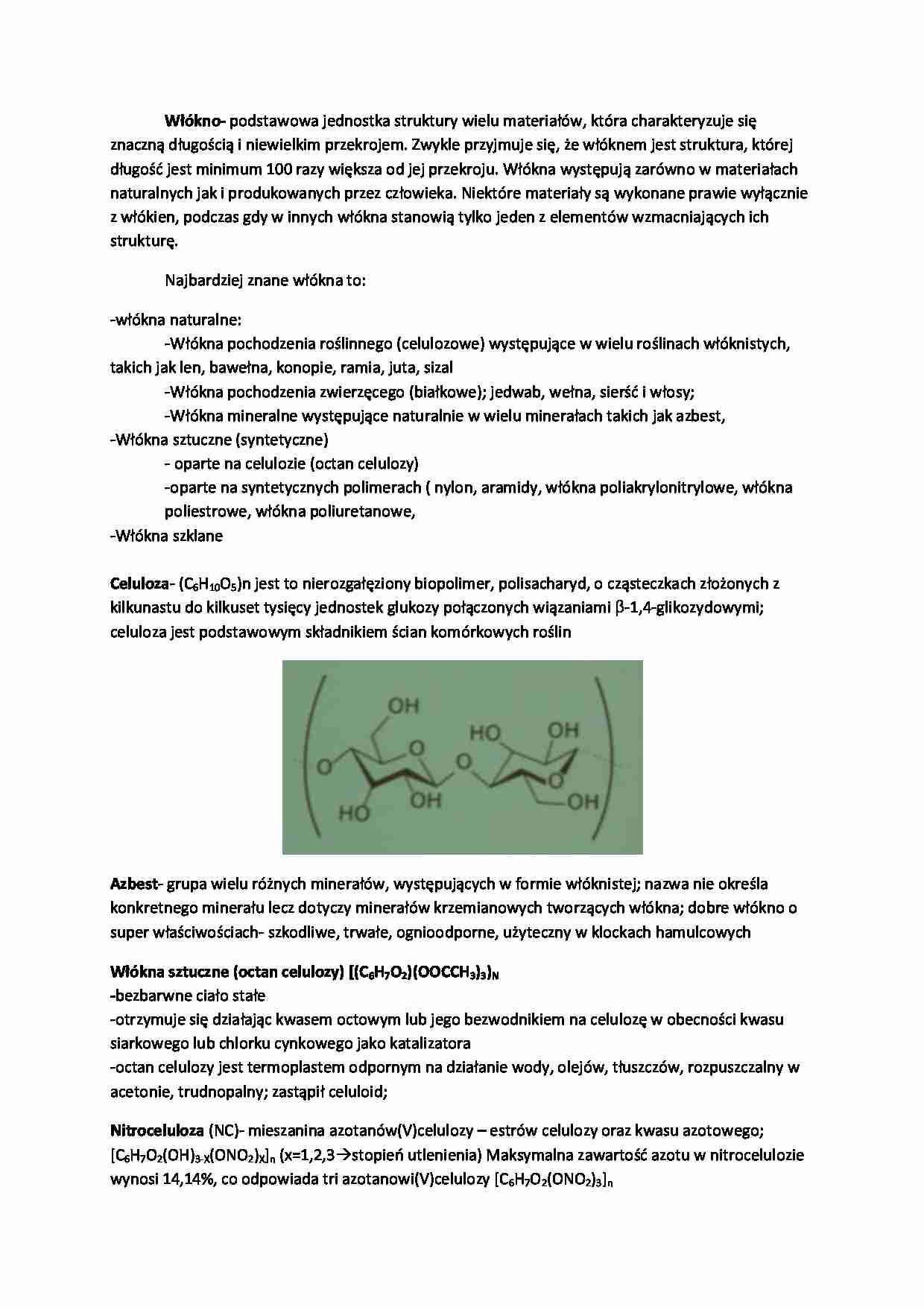 Chemia materiałów- zagadnienia - strona 1