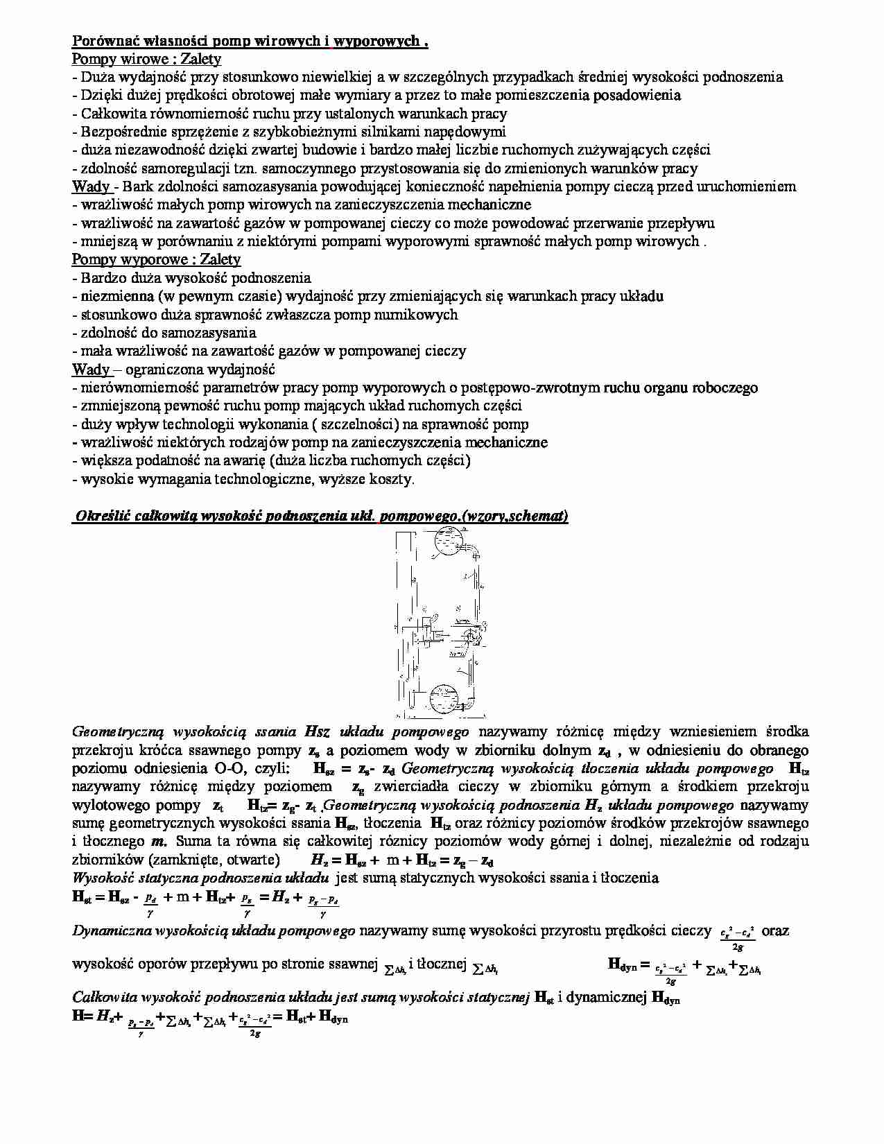 Pompy - szczegółowe pytania i odpowiedzi - strona 1