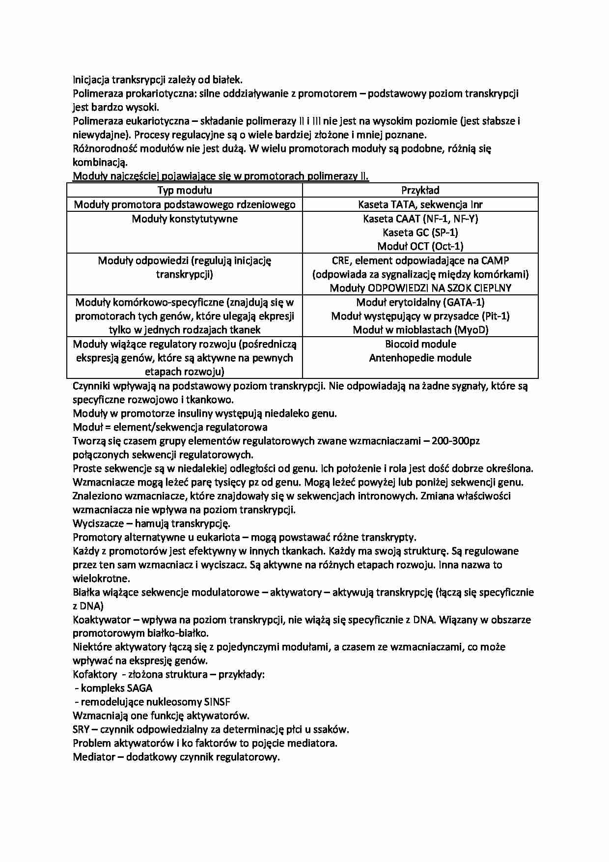 Polimerazy- opracowanie - strona 1