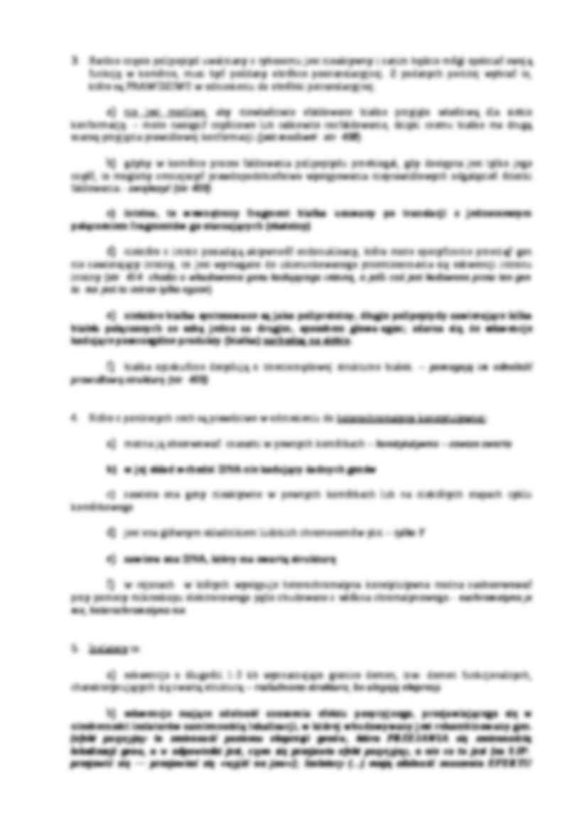 Biologia molekularna- pytania egzamin - strona 2