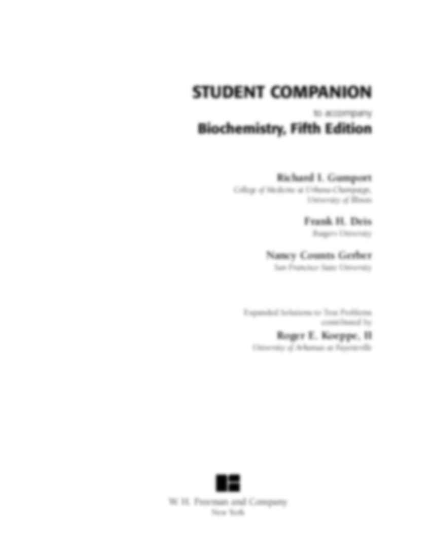 Biochemistry Lubert Stryer- skryt - strona 2