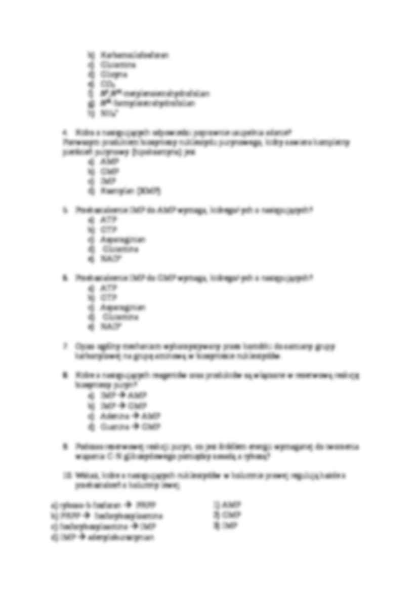 Biosynteza nukleotydów- zagadnienia - strona 2