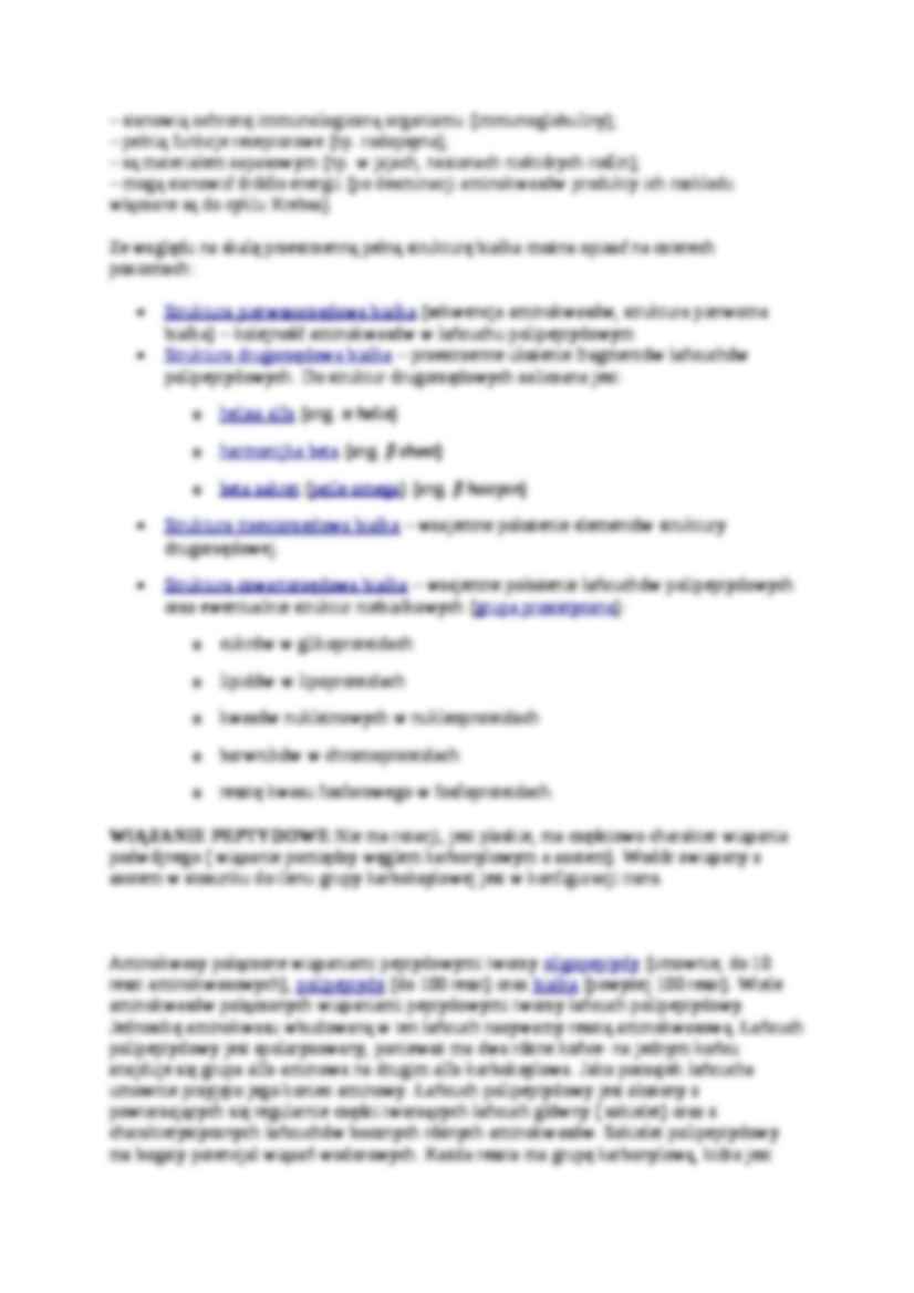 Biochemia i biofizyka- opracowanie definicji - strona 3