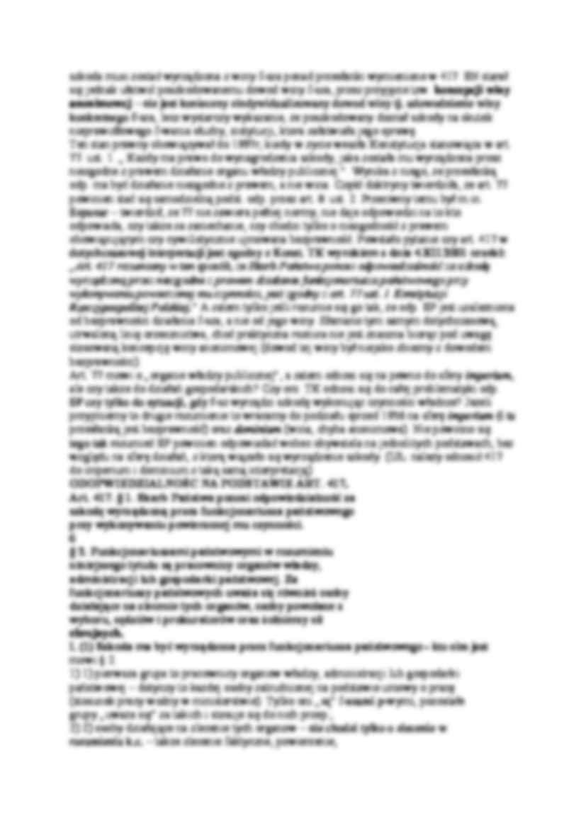 Odpowiedzialność skarbu państwa za funkcjonariuszy - wykład - strona 2