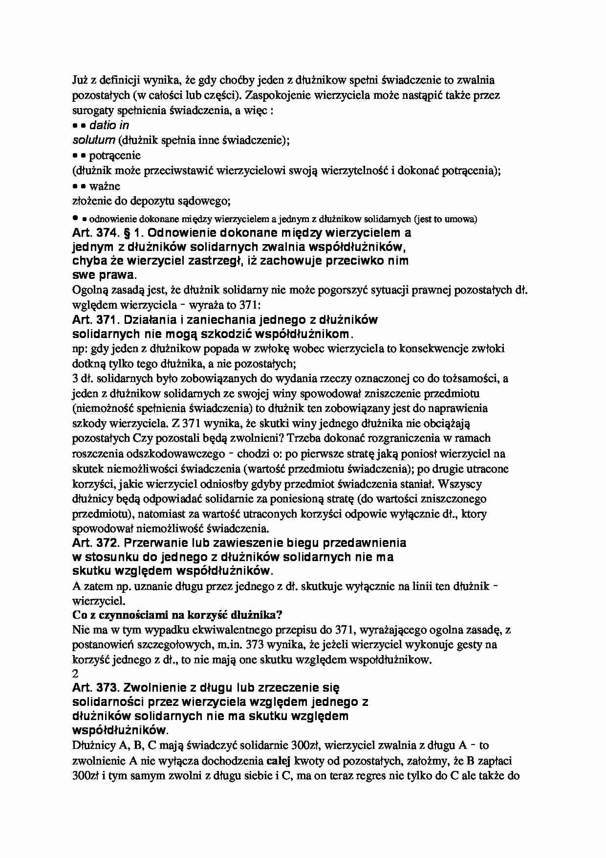 Wykład - zakres więzi wspólnej - strona 1