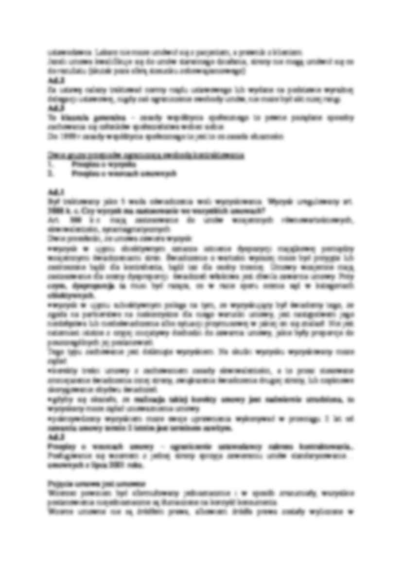 Wykład - pojęcie i funkcja umowy - strona 2