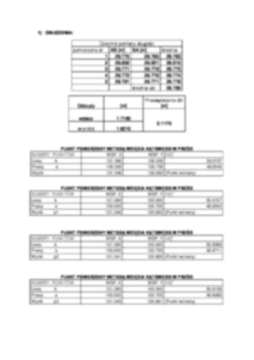 Badanie przemieszczenia narożnika obiektu budowlanego- sprawozdanie - strona 3