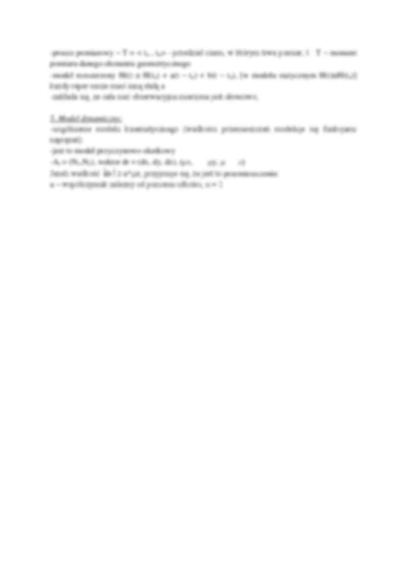 Metody pomiarów przemieszczeń i odkształceń obiektów- opracowanie - strona 2
