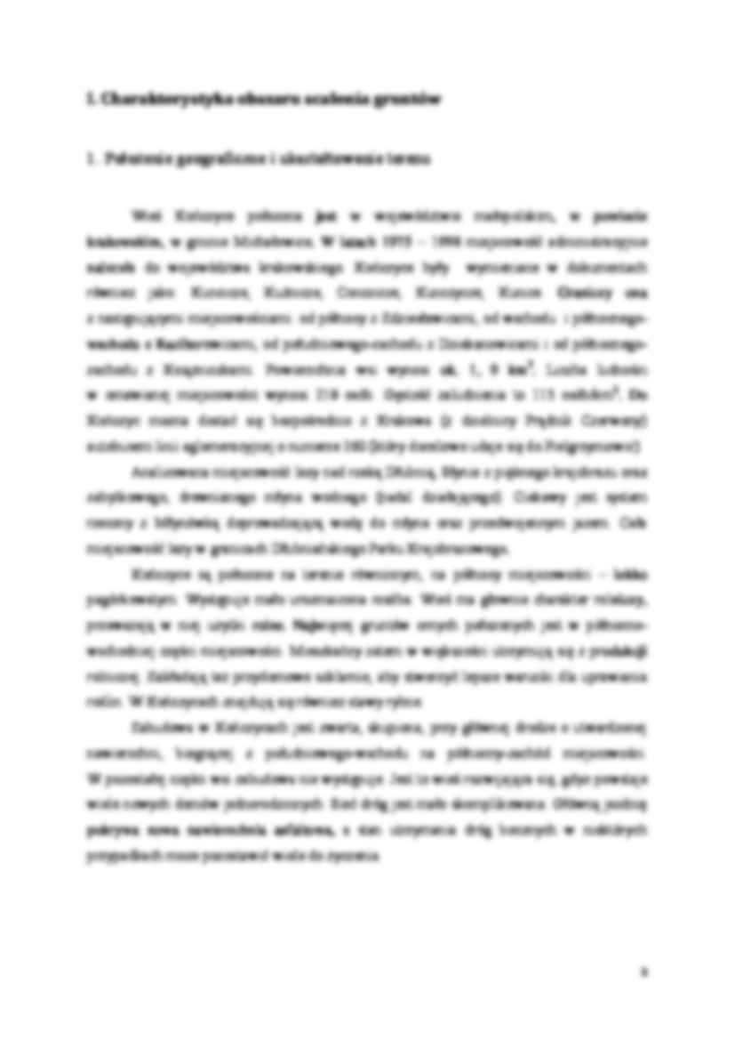 Projekt scalenia gruntów wsi Kończyce- opracowanie - strona 3