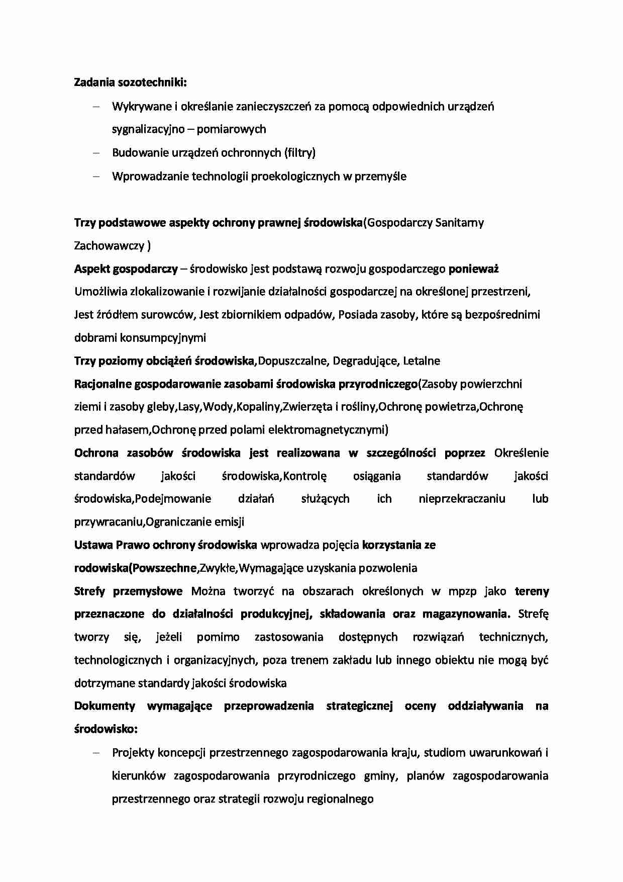 Aspekty ochrony środowiska - strona 1