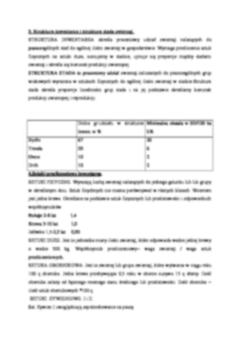 Organizacja produkcji zwierzęcej- opracowanie - strona 2