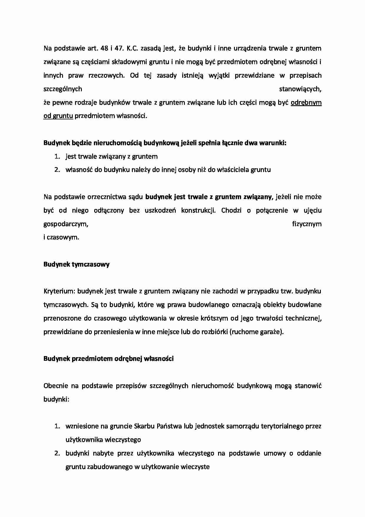 Budynki- opracowanie - strona 1