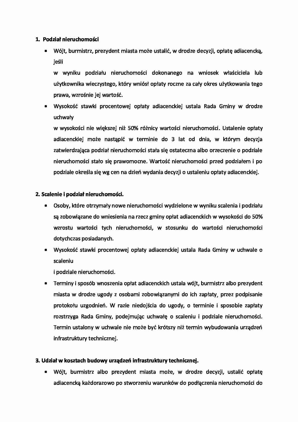 Podział i scalenie nieruchomości- opracowanie - strona 1