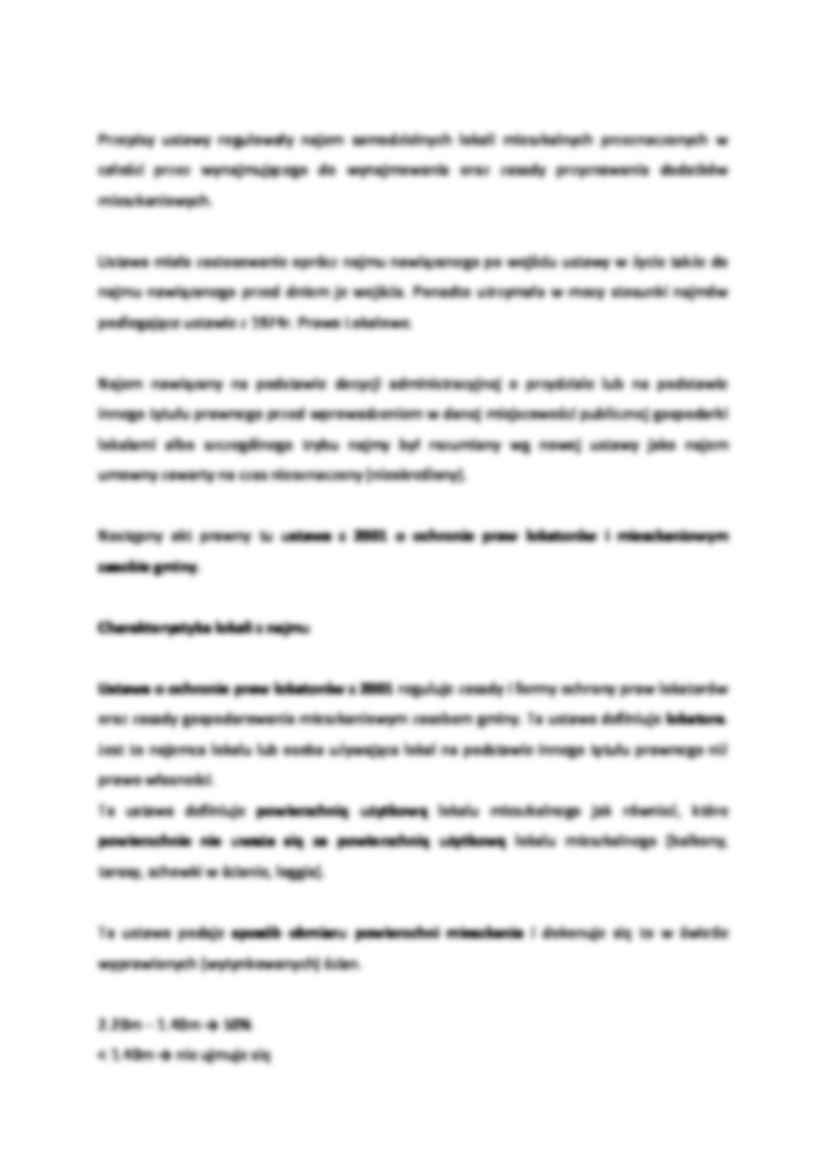 Gospodarka nieruchomościami- prawo lokalowe - strona 2