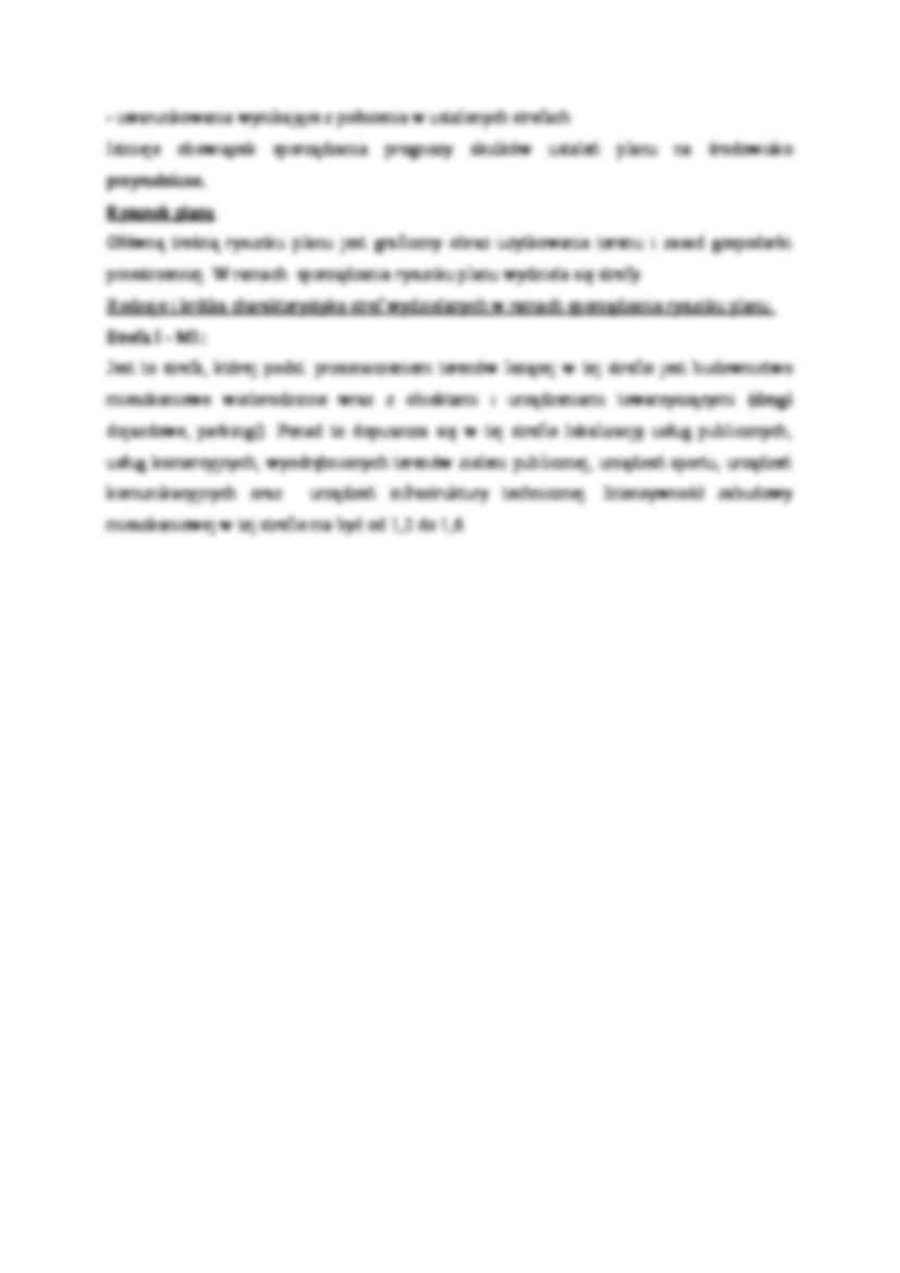 Elementy planu zagospodarowania przestrzennego- opracowanie - strona 3