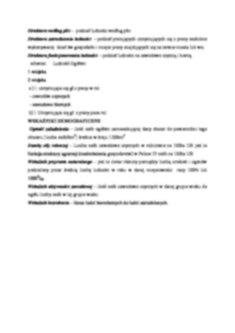 Studia demograficzne- opracowanie - strona 2
