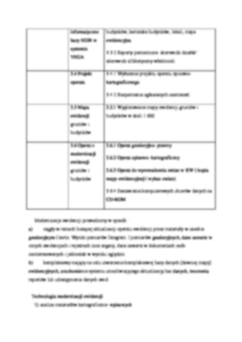 Technologia modernizacji ewidencji- opracowanie - strona 3