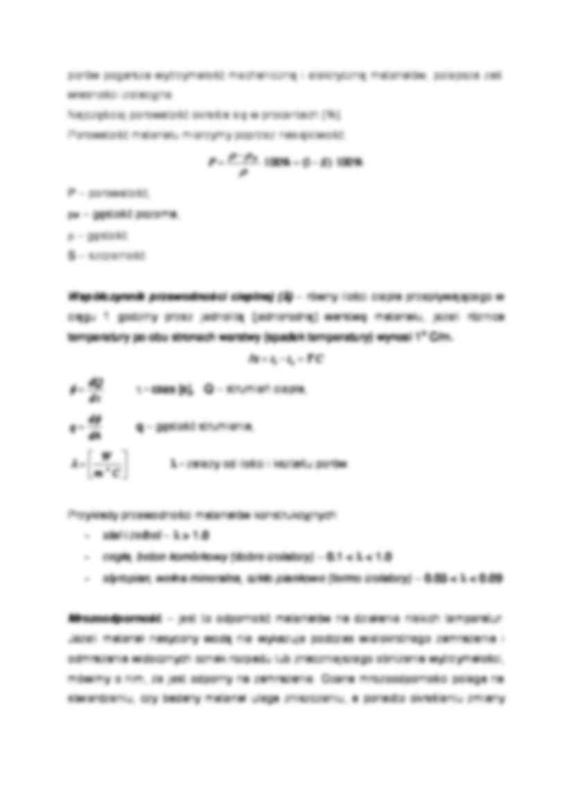 Cechy fizyko-chemiczne materiałów budowlanych- opracowanie - strona 3