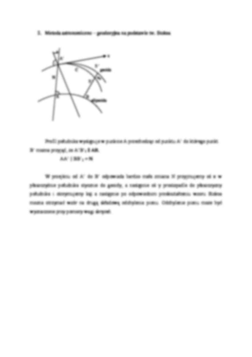 Wyznaczanie odchylenia pionu- opracowanie - strona 2