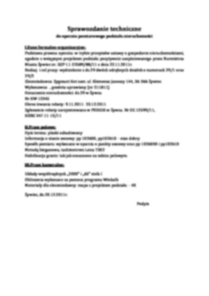Operat pomiarowy- podział - strona 3