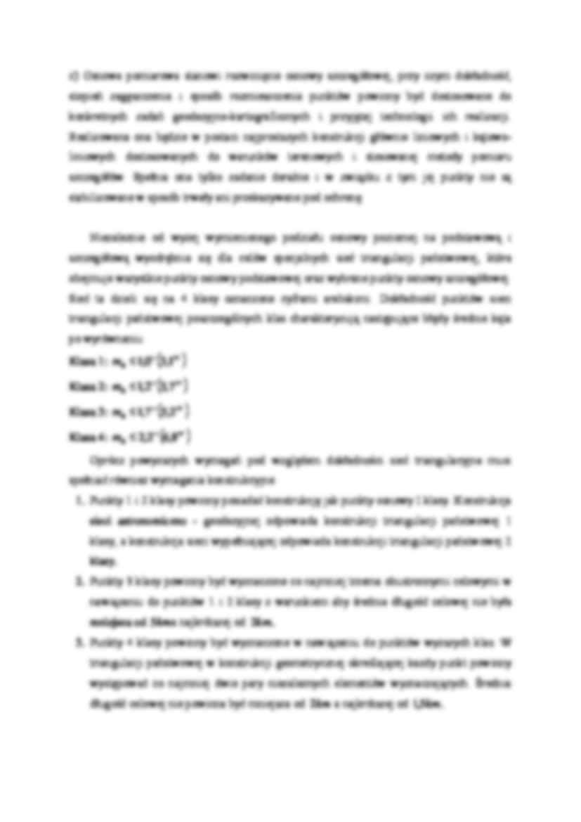 Pozioma osnowa geodezyjna- opracowanie - strona 3