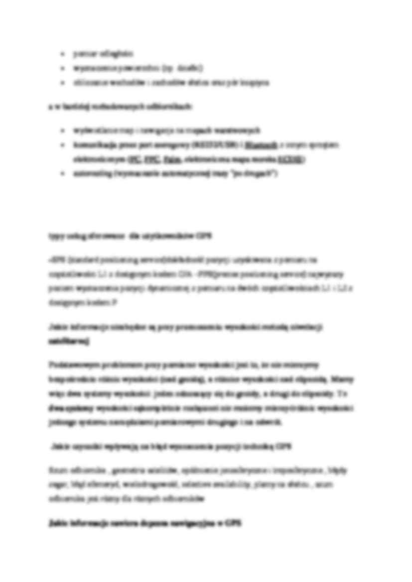 Segment kontroli GPS- opracowanie - strona 2